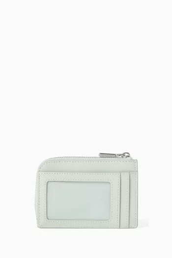 Mini Zip Card Case in Patent Leather