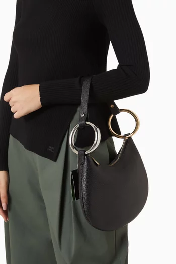The Bangle Bag in Pebbled Leather