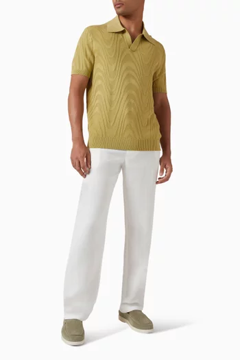 تي شيرت بولو رينو قطن وحرير