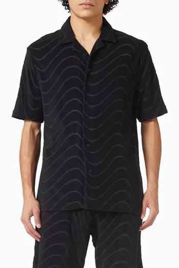 Roberto Jacquard Shirt in Terry