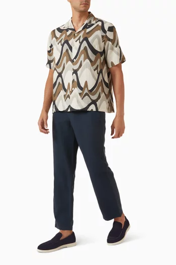 Mendes Pants in Linen-blend