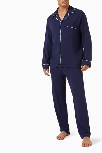 طقم بيجاما ويليام بأكمام طويلة تينسيل مودال