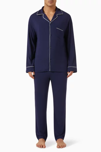 طقم بيجاما ويليام بأكمام طويلة تينسيل مودال