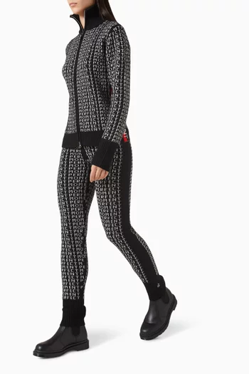 لغينغز بنقشة شعار الماركة صوف مارينو