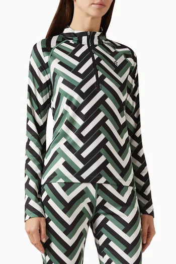 بلوزة بسحّاب قصير