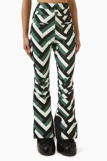 بنطال تزلج اورورا بقصة واسعة وخصر مرتفع