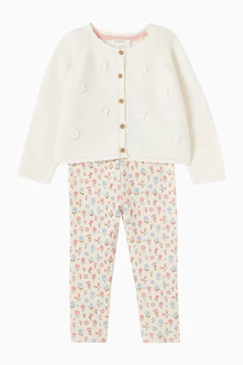 كارديغان كروشيه قطن عضوي