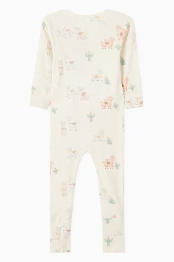 Animal Fiesta Zip Growsuit