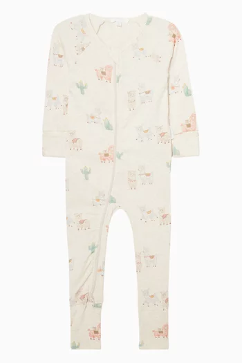 Animal Fiesta Zip Growsuit