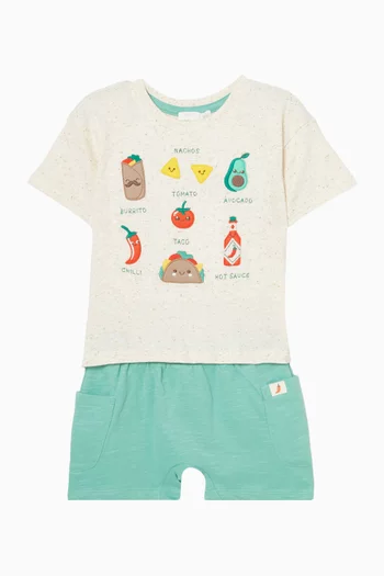 طقم سمول بايتس قطن عضوي