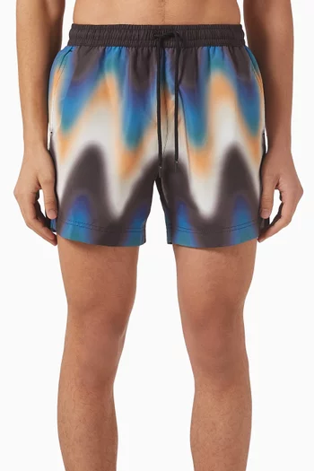  Gradient Wave Classic Swim Shorts