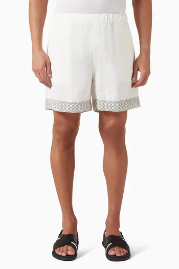 Crochet Trim Resort Shorts