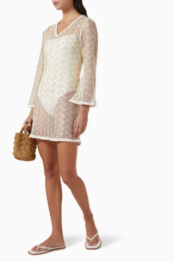 فستان إستيلا قصير للارتداء فوق ملابس السباحة