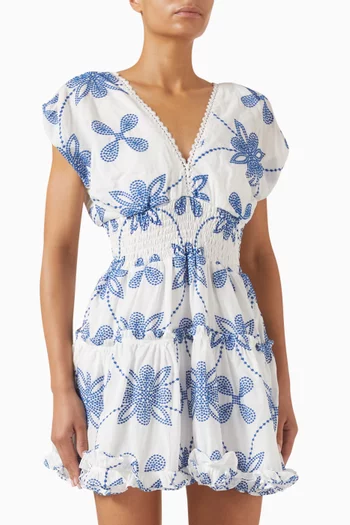 فستان جيزيل مطرز