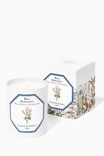 Rosa Damascena Scented Candle, 185g