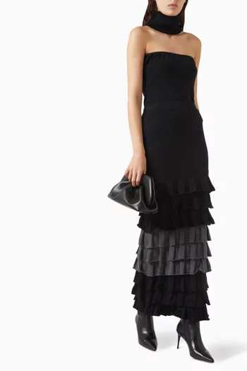 بلوزة بتصميم باندو بياقة قطن