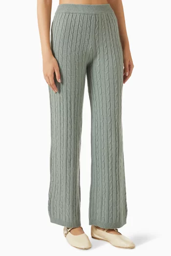 The Cable-knit Pants