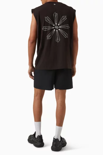 تي شيرت بلا أكمام 247 أبريزينج فضفاض