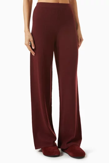 Wide-leg Pants in Cashmere
