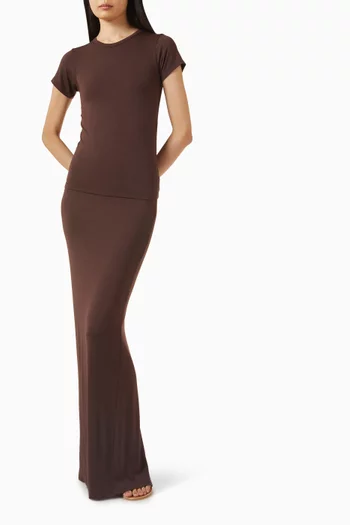 تنورة طويلة جيرسيه