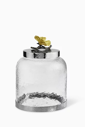 Butterfly Ginkgo Cookie Jar