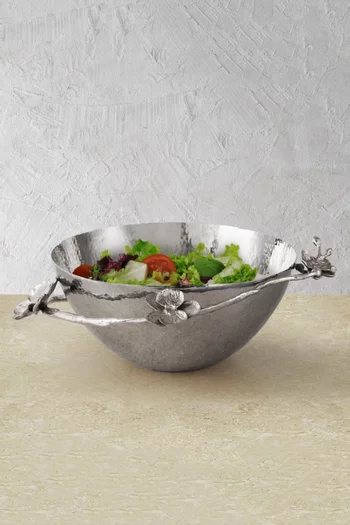 Medium White Orchid Bowl