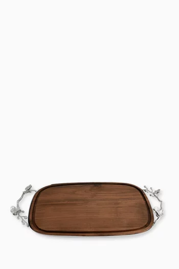 White Orchid Bread Board