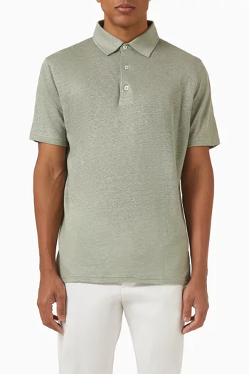 Polo Shirt in Linen