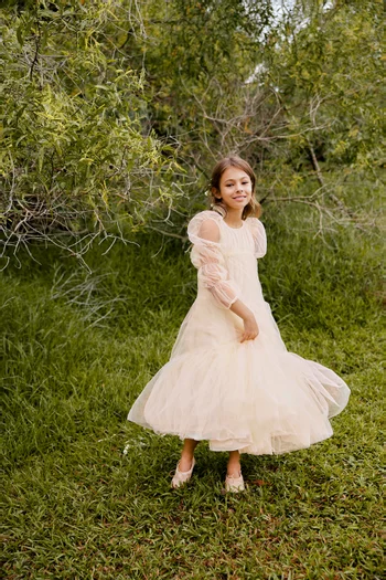 فستان أليسون طويل تول