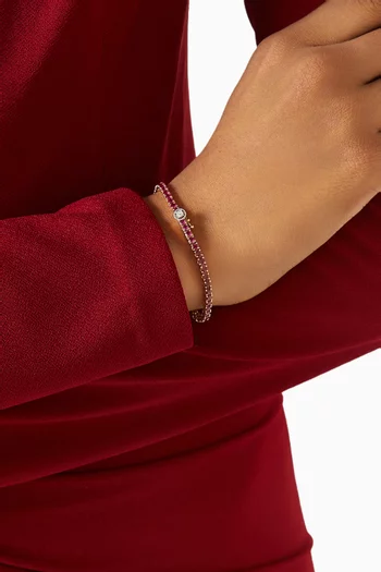Salasil Ruby Bracelet in 18kt Rose Gold