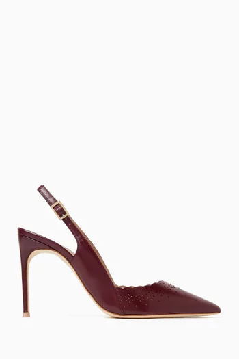 Sunny 90 Slingback Pumps in Nappa Leather