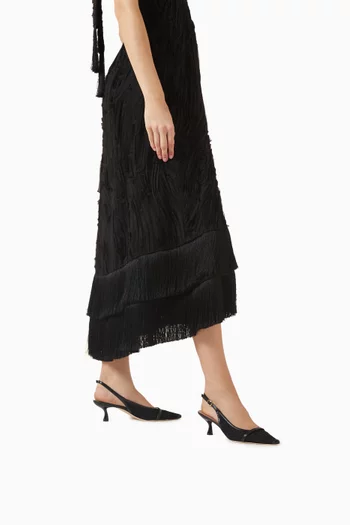 Jama 45 Slingback Pumps in Broderie Mesh