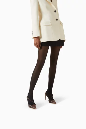 Valeria 90 Pumps in Lizard-embossed Leather