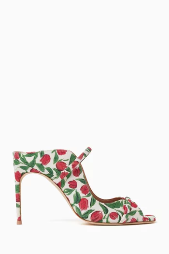 Noah 90 Mules in Tulip Canvas