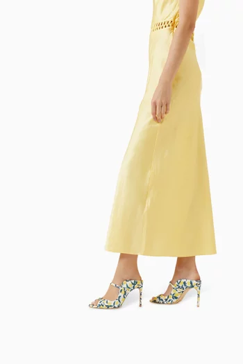 Noah 90 Mules in Tulip Canvas