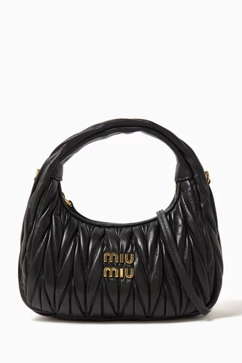 حقيبة هوبو واندر جلد نابا مبطن