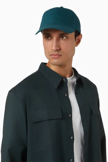 Logo-embroidered Baseball Cap in Cotton