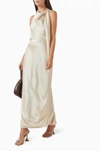 Bias-cut Skirt in Satin