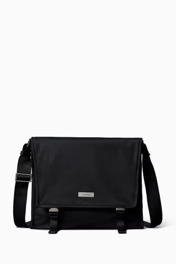 Large Messenger Bag in Matte Nylon