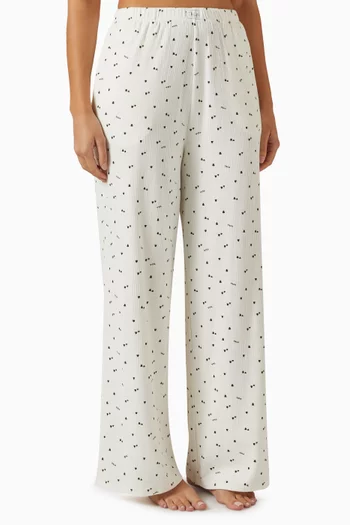 Sleep Lounge Wide-leg Pants