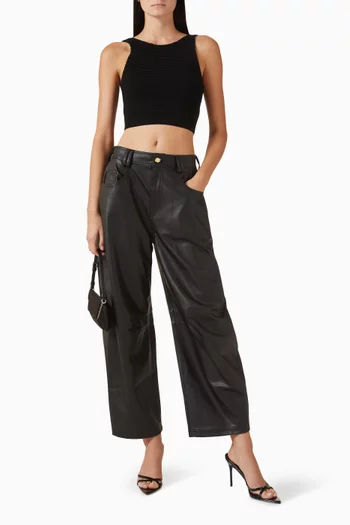 Harper Barrel-leg Pants