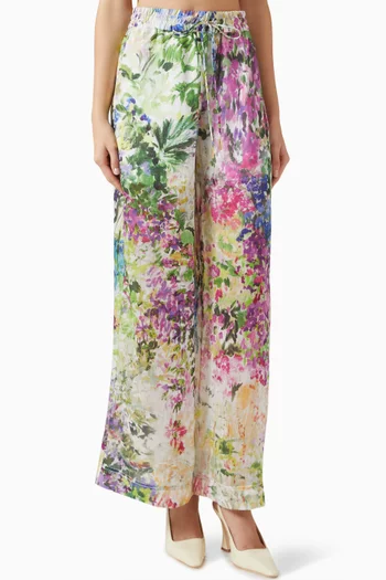 Adina Printed Pants in Lyocell Blend