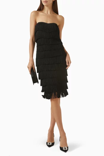 Sweetheart Fringe Dress