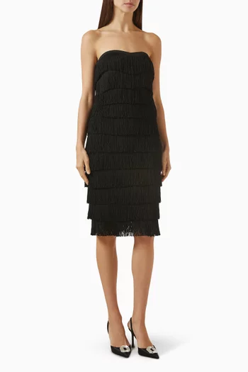 Sweetheart Fringe Dress