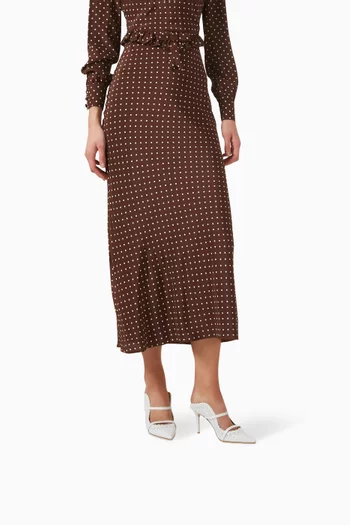 Maureen 85 Mules in Nappa Leather