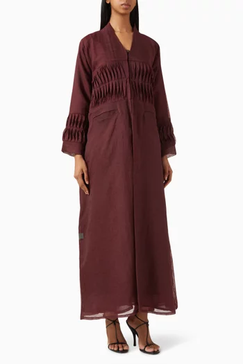 عباية لامعة بطيّات