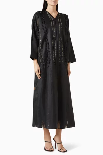 عباية مطرزة بالخرز