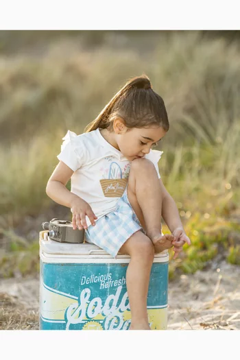 Bonnie Gingham Shorts in Cotton