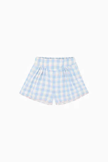 Bonnie Gingham Shorts in Cotton