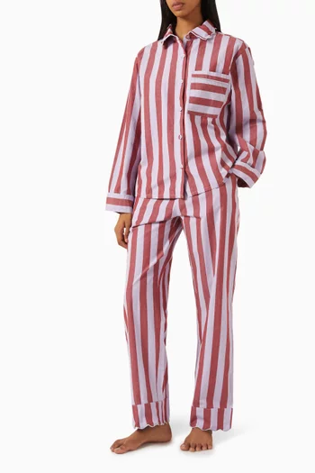 Pyjama Shirt & Pants Set in Cotton